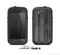 The Dark Black WoodGrain Skin For The Samsung Galaxy S3 LifeProof Case