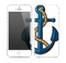 The Dark Blue Anchor with Rope Skin for the Apple iPhone 5s