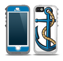 The Dark Blue Anchor with Rope Skin for the iPhone 5-5s OtterBox Preserver WaterProof Case