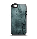 The Dark Blue Cracked Texture Apple iPhone 5-5s Otterbox Symmetry Case Skin Set