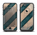 The Dark Blue & Highlighted Grunge Strips Apple iPhone 6/6s LifeProof Fre Case Skin Set