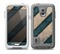 The Dark Blue & Highlighted Grunge Strips Skin for the Samsung Galaxy S5 frē LifeProof Case