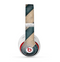 The Dark Blue & Highlighted Grunge Strips Skin for the Beats by Dre Studio (2013+ Version) Headphones