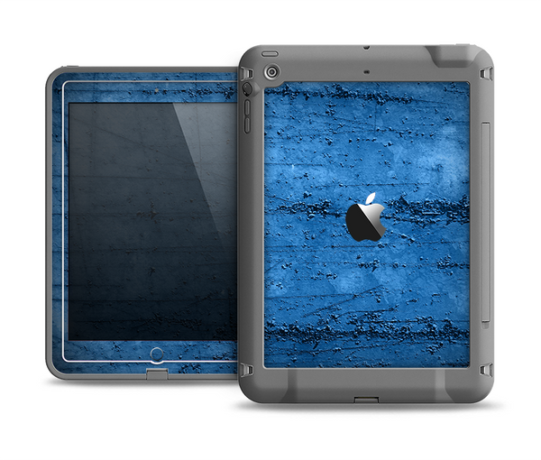 The Dark Blue Scratched Stone Wall Apple iPad Mini LifeProof Fre Case Skin Set