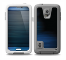 The Dark Blue Streaks Skin for the Samsung Galaxy S5 frē LifeProof Case