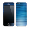 The Dark Blue Streaks Skin for the Apple iPhone 5s