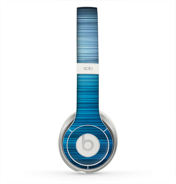 The Dark Blue Streaks Skin for the Beats by Dre Solo 2 Headphones