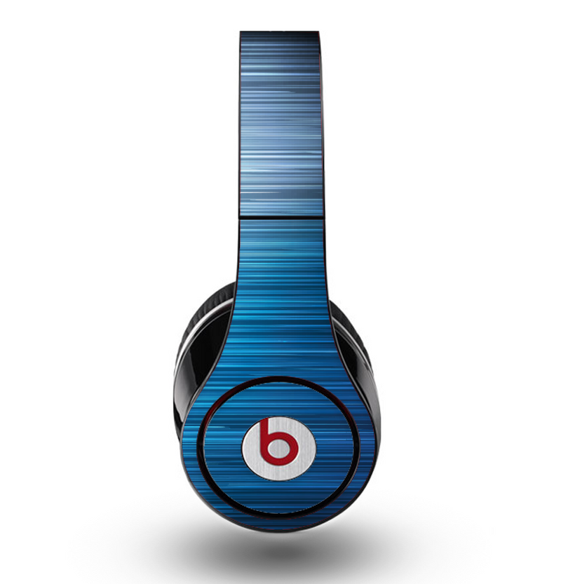 The Dark Blue Streaks Skin for the Original Beats by Dre Studio Headphones