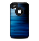 The Dark Blue Streaks Skin for the iPhone 4-4s OtterBox Commuter Case