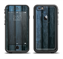 The Dark Blue Washed Wood Apple iPhone 6/6s LifeProof Fre Case Skin Set
