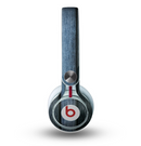 The Dark Blue Washed Wood Skin for the Beats by Dre Mixr Headphones