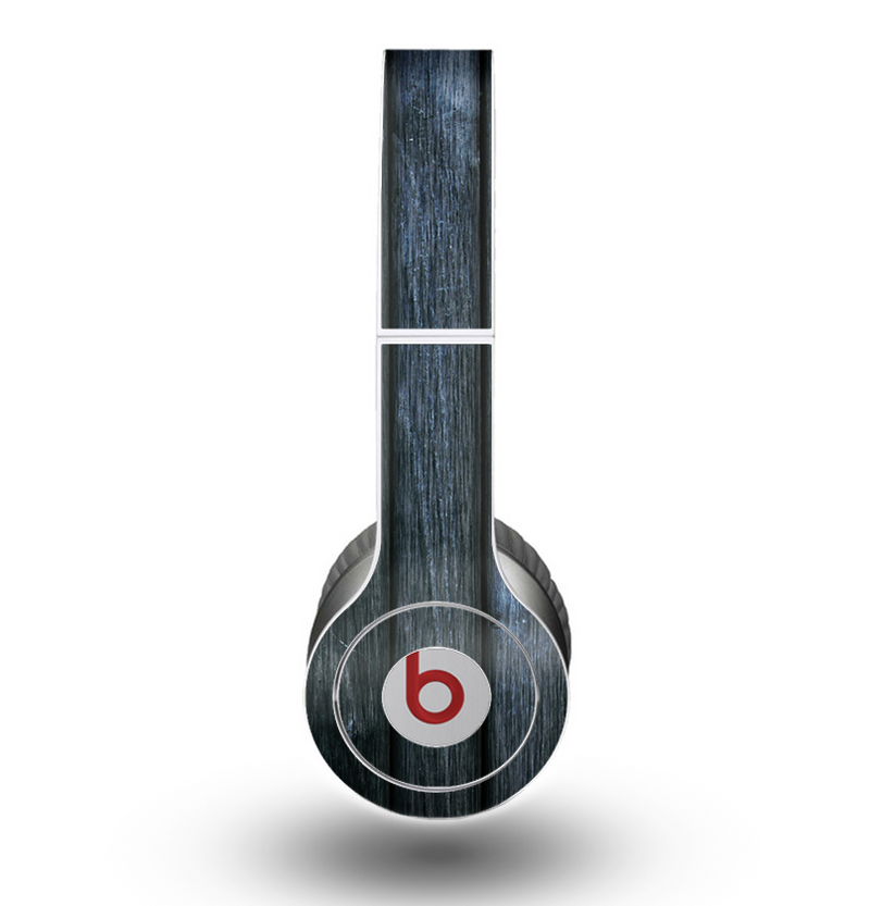 The Dark Blue Washed Wood Skin for the Beats by Dre Original Solo-Solo HD Headphones