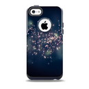 The Dark Blue & White Lace DesignSkin for the iPhone 5c OtterBox Commuter Case
