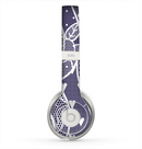 The Dark Blue & White Lace Design Skin for the Beats by Dre Solo 2 Headphones