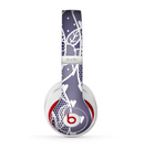 The Dark Blue & White Lace Design Skin for the Beats by Dre Studio (2013+ Version) Headphones