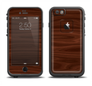 The Dark Brown Wood Grain Apple iPhone 6/6s LifeProof Fre Case Skin Set