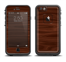 The Dark Brown Wood Grain Apple iPhone 6/6s Plus LifeProof Fre Case Skin Set