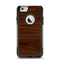 The Dark Brown Wood Grain Apple iPhone 6 Otterbox Commuter Case Skin Set