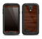 The Dark Brown Wood Grain Samsung Galaxy S4 LifeProof Nuud Case Skin Set