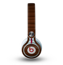 The Dark Brown Wood Grain Skin for the Beats by Dre Mixr Headphones