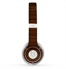 The Dark Brown Wood Grain Skin for the Beats by Dre Solo 2 Headphones