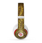 The Dark Brown and Gold Sketched Lace Patterns v21 Skin for the Beats by Dre Studio (2013+ Version) Headphones