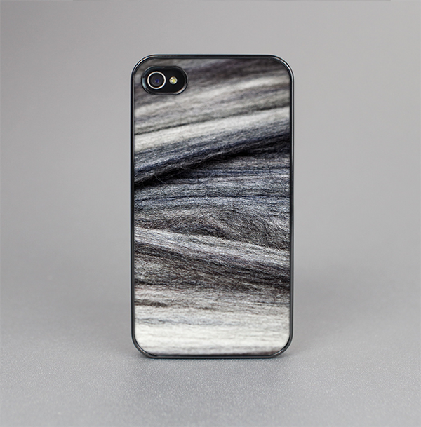 The Dark Colored Frizzy Texture Skin-Sert for the Apple iPhone 4-4s Skin-Sert Case