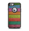 The Dark Colorful Wood Planks V2 Apple iPhone 6 Otterbox Defender Case Skin Set