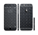 The Dark Diamond Plate Sectioned Skin Series for the Apple iPhone 6s Plus