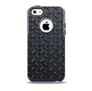The Dark Diamond Plate Skin for the iPhone 5c OtterBox Commuter Case