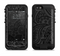 The Dark Gray & Black Paisley Apple iPhone 6/6s LifeProof Fre POWER Case Skin Set