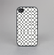 The Dark Gray & White Seamless Morocan Pattern Skin-Sert for the Apple iPhone 4-4s Skin-Sert Case