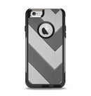 The Dark Gray Wide Chevron Apple iPhone 6 Otterbox Commuter Case Skin Set