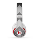 The Dark Gray Wide Chevron Skin for the Beats by Dre Studio (2013+ Version) Headphones