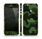 The Dark Green Camouflage Textile Skin Set for the Apple iPhone 5s