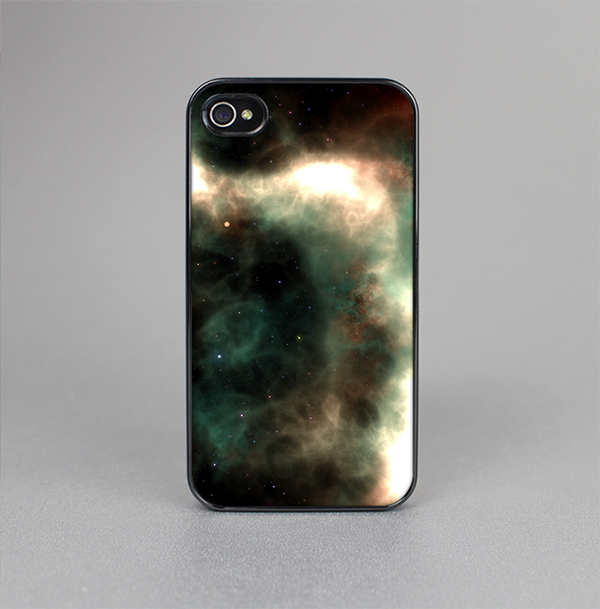 The Dark Green Glowing Universe Skin-Sert for the Apple iPhone 4-4s Skin-Sert Case