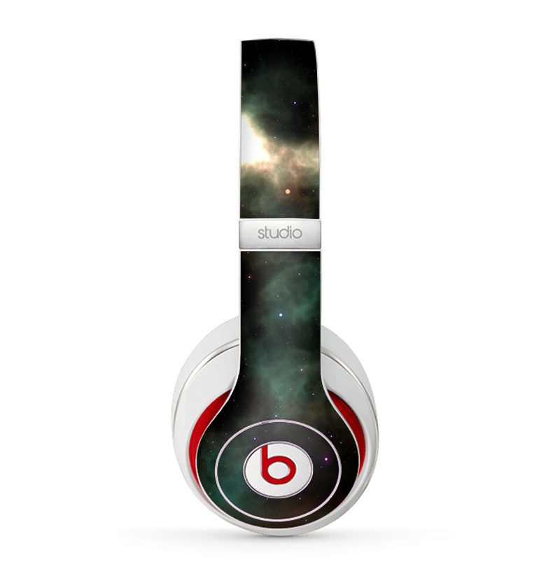 The Dark Green Glowing Universe Skin for the Beats by Dre Studio (2013+ Version) Headphones