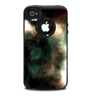 The Dark Green Glowing Universe Skin for the iPhone 4-4s OtterBox Commuter Case