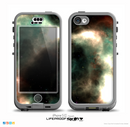 The Dark Green Glowing Universe Skin for the iPhone 5c nüüd LifeProof Case