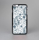 The Dark Green Highlighted Paisley Pattern Skin-Sert Case for the Apple iPhone 6 Plus