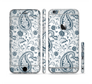 The Dark Green Highlighted Paisley Pattern Sectioned Skin Series for the Apple iPhone 6s Plus