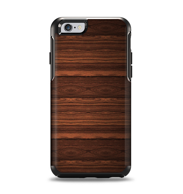 The Dark Heavy WoodGrain Apple iPhone 6 Otterbox Symmetry Case Skin Set