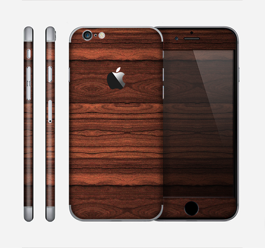 The Dark Heavy WoodGrain Skin for the Apple iPhone 6