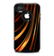 The Dark Orange Shadow Fabric Skin for the iPhone 4-4s OtterBox Commuter Case