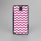 The Dark Pink & White Chevron Pattern V2 Skin-Sert Case for the Samsung Galaxy Note 3