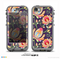 The Dark Purple & Colorful Floral Pattern Skin for the iPhone 5c nüüd LifeProof Case