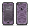 The Dark Purple Delicate Pattern Apple iPhone 6/6s LifeProof Fre Case Skin Set