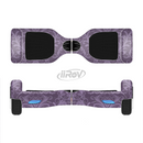 The Dark Purple Delicate Pattern Full-Body Skin Set for the Smart Drifting SuperCharged iiRov HoverBoard