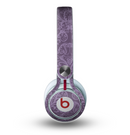 The Dark Purple Delicate Pattern Skin for the Beats by Dre Mixr Headphones
