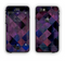 The Dark Purple Highlighted Tile Pattern Apple iPhone 6 Plus LifeProof Nuud Case Skin Set